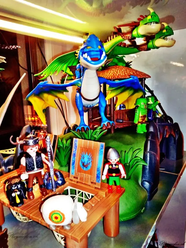 Playmobil Dragons – Titelbild des Albums (Dioramen)